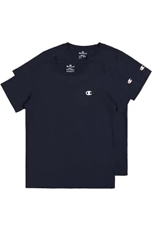 Champion Jungen Legacy Basics B-S-S 2-Pack Crewneck T-Shirt, , 9-10 Jahre (2er Pack)
