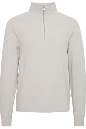 Casual Friday CFSebastian Herren Sweatshirt Troyer Pullover mit Stehkragen und Reißverschluss, Größe:M, Farbe: