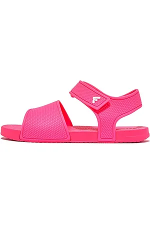 FitFlop Kids Iqushion Sandal with Backstrap Solid Flipflop, , 32 EU