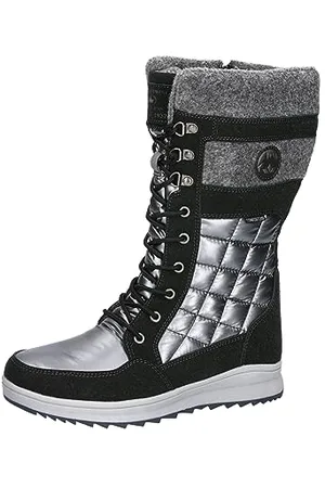 LICO Damen Signe Schneestiefel, Grau/Silber, 41 EU