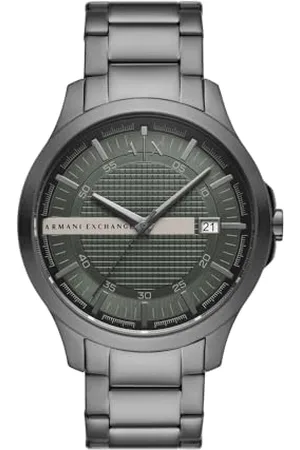 Armani Exchange Herren Analog Quarz Uhr mit Edelstahl Armband AX2455