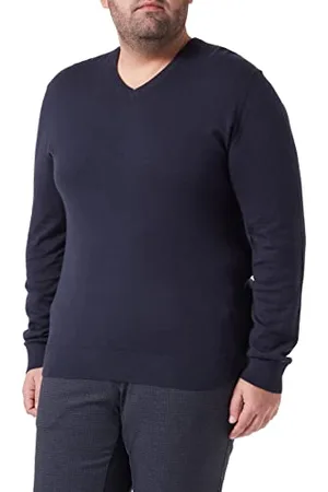 Hackett Herren Cotton Cashmere V Pullover, , XXL