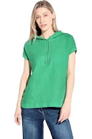 CECIL Damen B344511 LINEN_Hoody Blouse, , M EU