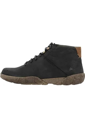El Naturalista Damen Ankle Boots Yggdrasil, Frauen Stiefeletten,flach,Stiefel,Bootee,Booties,halbstiefel,Kurzstiefel,Black,41 EU / 7 UK