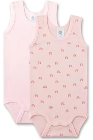 Sanetta Baby-Body ärmellos (Doppelpack) | Hochwertiger und nachhaltiger Unisex-Body aus Bio-Baumwolle. Inhalt: 2er Set Baby Body 086
