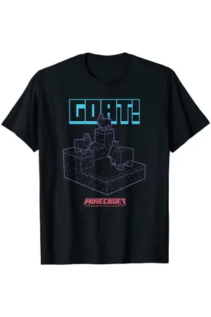 Minecraft Goat! Simple Outline Poster T-Shirt