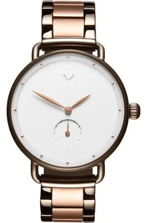 MVMT Analog Quarzuhr für Damen mit Roségoldfarbenes Edelstahlarmband - D-FR01-TIRGW