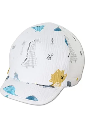 Sterntaler Unisex Kinder Schirmmütze Dinosaurier Kindermütze, , 45 EU