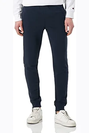 Champion Herren Legacy Authentic Pants Powerblend Terry Tape Logo Rib Cuff Trainingshose, , S