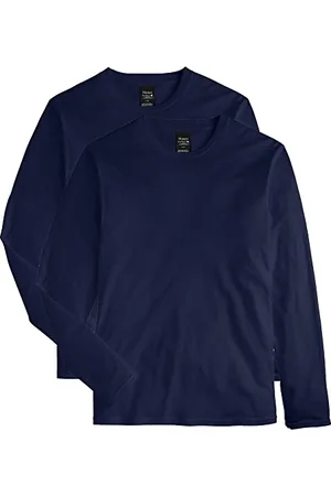 Hanes Herren-T-Shirt, langärmelig, 2 Stück, , Klein