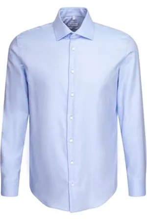 Seidensticker Herren Business-Hemd - Slim Fit - Bügelfrei - Kent-Kragen - Langarm - 100% Baumwolle