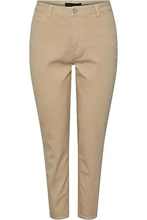 Pieces® Damen Pckesia Mom Hw Ank Jns Colour Noos Bc Hose, , XS EU