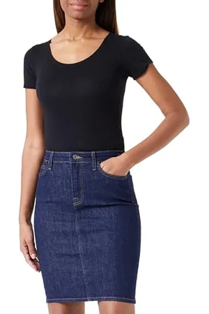 7 for all Mankind Easy Pencil Skirt Magnolia