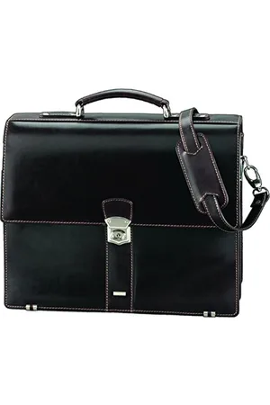Alassio 47022 - Aktentasche MONACO, aus pflanzlich gegerbtem Leder, ca. 38,5 x 31,5 x 15 cm