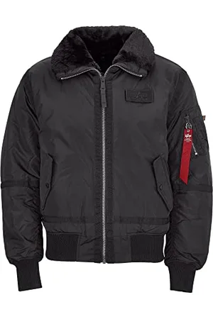 Alpha Industries Herren B15-3 TT Bomberjacke, Black, XL