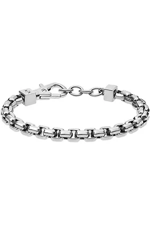 Armani Exchange Herrenarmband aus Edelstahl mit Karabiner-Verschluss