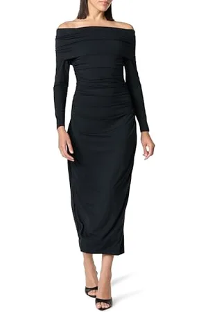 THE DROP Stevie Off The Shoulder Maxi Knit Dress Kleider, , 3XL Große Größen