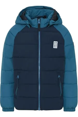 KABOOKI Jungen LWJIPE 704-JACKET Jacket, Blue, 128