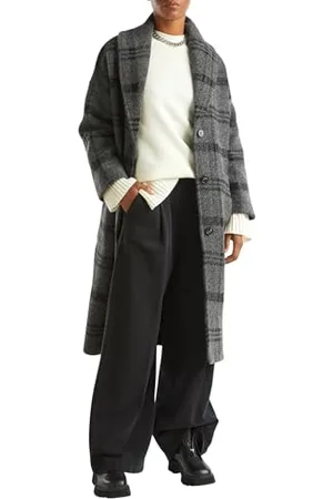 Benetton Damen 22wzdn07a Mantel, , S