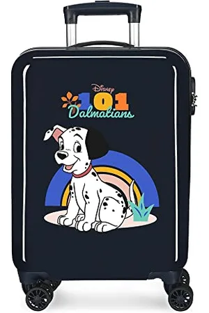Disney 101 Dalmatas Kabinentrolley, blau, 38 x 55 x 20 cm, Hartplastik, seitlich, 34 l, 2 kg, 4 Räder