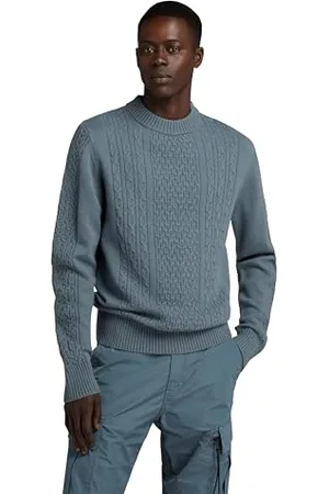G-Star RAW Herren Cable Knitted Pullover, , M