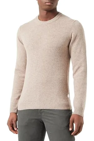 Casual Friday CFKarl Herren Strickpullover Feinstrick Pullover mit Rippkragen Rippbündchen Regular fit, Größe:S, Farbe: