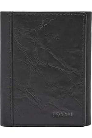 Fossil Herren Ledergeldbörse Trifold Wallet 3 x 3 x 3 cm, 3 x 3 cm, Billetera De Cuero Con Tres Pliegues / 3 x 1 cm, aus Leder Geldbörse, , Einheitsgröße