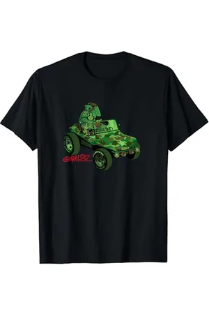 Gorillaz Herren T-Shirt mit Geep Logo Reverse in , Größe S, Klassische Passform, Stehkragen, Halbarm, Unisex, Fans of , Younger Audience