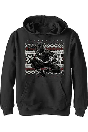Marvel Avengers Classic - Panther Holiday YTH Hoodie Black 9/11