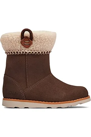 Clarks Jungen Mädchen Crown Loop T Schneestiefel, , 25 EU
