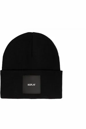 Replay Unisex Mütze Winter, (Schwarz), Onesize