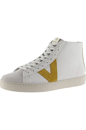 victoria High-Top Unisex Berlin Leder & Kontrast-Teile & Spaltleder-Zehe 1126163 für Erwachsene 35