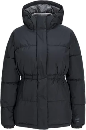 JJXX Damen Jxworld Puffer Jacket OTW Act Pufferjacke, Black, S