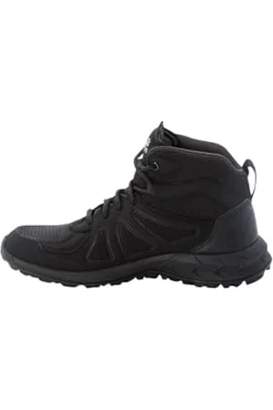 Jack Wolfskin Damen Woodland 2 Texapore Mid W Sneaker, Black/Grey, 36 EU