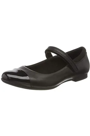 Clarks Mädchen Scala Gem Y Geschlossene Ballerinas, Schwarz , 39 EU