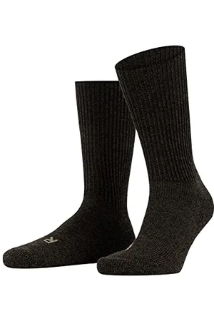 Falke Unisex Socken Walkie Ergo U So Wolle Funktionsmaterial einfarbig 1 Paar, , 37-38
