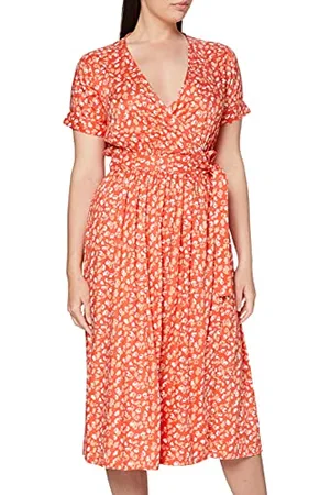 SPARKZ COPENHAGEN Damen Vivette Wrap Dress Kleid, , 38 (Herstellergröße: Large)