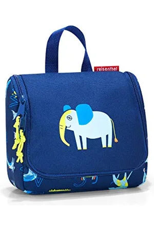 Reisenthel Toiletbag S Kids IO4066 Kulturbeutel f?r Kinder mit 1,5l Volumen Aufklappbar mit Haken zum Aufh?ngen Mit Namensschild innen B 18,5 x H 16 x T 7 cm