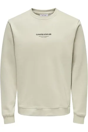 Only & Sons Herren ONSCURATED REG Crew Neck Sweat Sweatshirt, , L