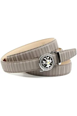 Anthoni Crown Damen Ledergürtel Gürtel, , 85