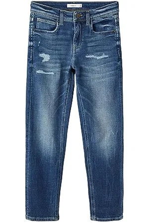 NAME IT Mädchen Nkmchris Dnmtardin 2678 Pant Noos Hose, , 158 EU