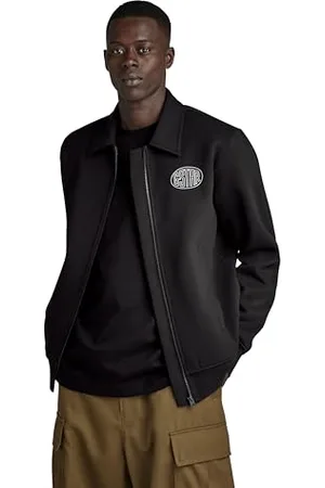 G-Star RAW Herren Polo Collar Zip Thru Sweatshirt, , S