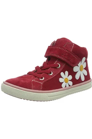 Lurchi Mädchen SIBBI Hohe Sneaker, Rot (Red 33), 29 EU
