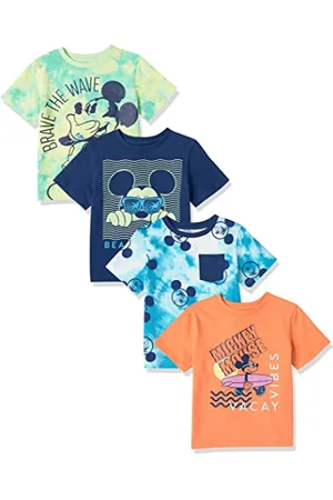 Amazon Disney | Marvel | Star Wars Jungen Kurzärmlige T-Shirts (zuvor Spotted Zebra), 4er-Pack, , 2 Jahre