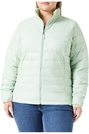 Amazon Damen Leichte, langärmelige, Wasserabweisende, packbare Pufferjacke (in Übergröße erhältlich), , L