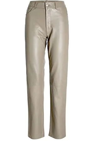 JJXX JACK & JONES Damen Jxgrace Straight Hw Leather Noos Pants, , M EU