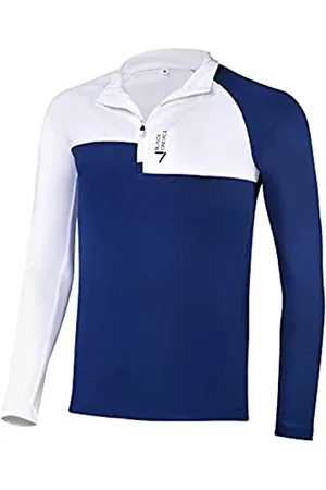 Black Crevice Herren Zipper Funktionsshirt, , XXL