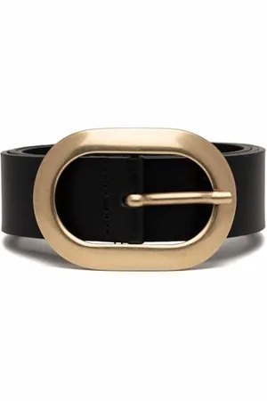 Replay Damen Gürtel aus Leder, (Schwarz), 75