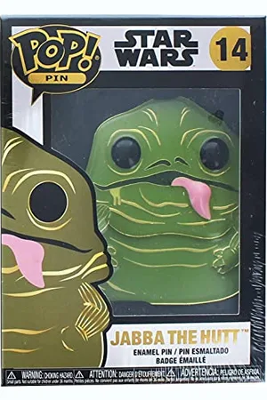 STAR WARS Funko Pop Pin Jabba The Hutt Standard, Metall