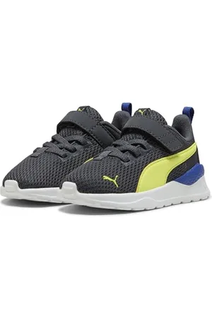 PUMA Unisex Baby ANZARUN LITE AC INF Sneaker, Galactic Gray-Lemon Sherbert Black, 22 EU